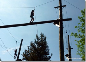 High Ropes Course buffalo new york team building & leaderhship