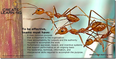 Team Work what effective teams must have Create Learning Team Building and Leadership