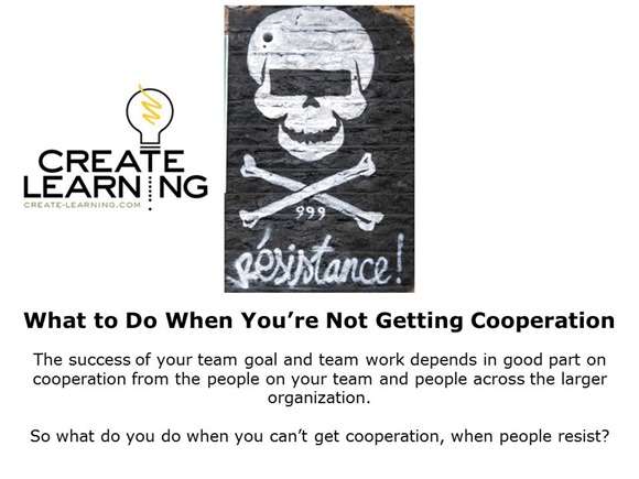 How Teams Work Recognizing Resistance to your Team Work or Goal Create-Learning Team Building and Leadership