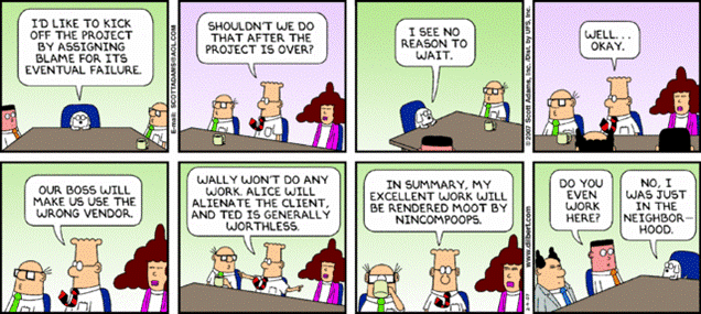 Dilbert project management